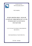 Luận văn Thạc sĩ Quản trị kinh doanh: Áp dụng phương pháp 6-Sigma để cải tiến quy trình phê duyệt vay vốn tín dụng KHCN tại Ngân hàng TMCP Quân đội