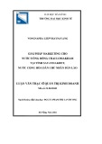 Luận văn Thạc sĩ Quản trị kinh doanh: Giải pháp marketing cho nước uống đóng chai Lomakham tại tỉnh Savannakhet, nước Cộng hòa Dân chủ nhân dân Lào