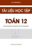 Tài liệu học tập môn Toán 12 - GV. Lê Quang Xe