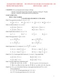 Đề cương ôn tập cuối học kì 2 môn Toán lớp 12 năm 2020-2021 - Trường THPT Hai Bà Trưng, Thừa Thiên Huế