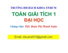 Bài giảng Giải tích 1: Chương 2.1 - ThS. Đoàn Thị Thanh Xuân