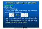 Bài giảng Hóa học đại cương: Chương 2 - Động học và cân bằng