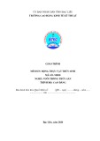 Giáo trình mô đun Động thực vật thủy sinh (Nghề: Nuôi trồng thủy sản - Trình độ: Cao đẳng) - Trường CĐ Kinh tế - Kỹ thuật Bạc Liêu