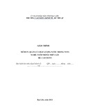 Giáo trình Quản lý chất lượng nước trong nuôi trồng thủy sản (Nghề: Nuôi trồng thủy sản - Trình độ: Cao đẳng) - Trường CĐ Kinh tế - Kỹ thuật Bạc Liêu