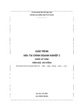 Giáo trình mô đun Tài chính doanh nghiệp 2 (Nghề: Kế toán - Trình độ: Cao đẳng) - Trường CĐ Kinh tế - Kỹ thuật Bạc Liêu