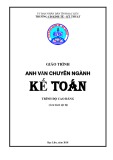 Giáo trình Anh Văn chuyên ngành Kế toán (Trình độ: Cao đẳng) - Trường CĐ Kinh tế - Kỹ thuật Bạc Liêu