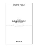 Giáo trình môn Sinh lý động vật thủy sản (Nghề: Nuôi trồng thủy sản - Trình độ: Cao đẳng) - Trường CĐ Kinh tế - Kỹ thuật Bạc Liêu