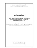 Giáo trình mô đun Cài đặt phần mềm (Nghề: Tin học ứng dụng - Trình độ: Trung cấp) - Trường CĐ Kinh tế - Kỹ thuật Bạc Liêu