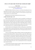 Công cụ ứng dụng phân tích dữ liệu cho doanh nghiệp