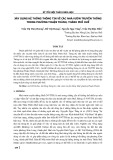 Xây dựng hệ thống thông tin về các nhà vườn truyền thống trong phường Thuận Thành, thành phố Huế