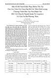 Một số đề xuất khắc phục điểm tồn tại của các tiêu chí chưa đạt để cải tiến chất lượng chương trình đào tạo sau đánh giá đối với chuyên ngành Quản trị logistics và Vận tải đa phương thức