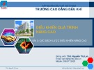 Bài giảng Điều khiển quá trình nâng cao: Bài 3 - ThS. Nguyễn Thị Lan