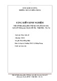 Sáng kiến kinh nghiệm THCS: Một số biện pháp giảm tỉ lệ học sinh yếu kém môn Lịch sử 9 thông qua chuyên đề Mỹ - Nhật Bản - Tây Âu