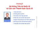 Bài giảng Kinh tế học Quốc tế: Chương 8 - TS. Lại Lâm Anh