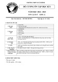 Đề cương học kì 1 môn Lịch sử lớp 12 năm 2022-2023 - Trường THPT Xuân Đỉnh