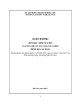 Giáo trình Kinh tế vĩ mô (Nghề: Kế toán doanh nghiệp - Cao đẳng) - Trường Cao đẳng nghề Hà Nam (năm 2017)