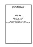 Giáo trình Hệ quản trị cơ sở dữ liệu (Nghề: Công nghệ thông tin - Trung cấp) - Trường Cao đẳng nghề Hà Nam (năm 2020)