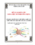 Sáng kiến kinh nghiệm THPT: Sử dụng sơ đồ tư duy hệ thống, khắc sâu kiến thức Hoá học hữu cơ lớp 12 cơ bản