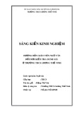 Sáng kiến kinh nghiệm THCS: Hướng dẫn giáo viên Ngữ văn đổi mới kiểm tra đánh giá học sinh ở trường THCS Lương Thế Vinh