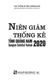 Niên giám Thống kê tỉnh Quảng Nam 2020