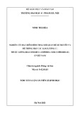 Tóm tắt Luận án Tiến sĩ Sinh học: Nghiên cứu đặc điểm hình thái, mối quan hệ di truyền và hệ thống học các loài lưỡng cư thuộc giống Rhacophorus (Amphibia: Rhacophoridae) ở Việt Nam