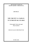 Tóm tắt Luận án Tiến sĩ Ngữ văn: Tiểu thuyết của V.S. Naipaul từ lý thuyết đa văn hóa