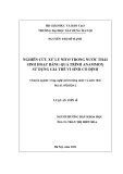 Luận án Tiến sĩ: Nghiên cứu xử lý nitơ trong nước thải sinh hoạt bằng quá trình Anammox sử dụng giá thể vi sinh cố định