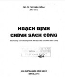 Hoạch định chính sách công: Phần 1 - PGS. TS Triệu Văn Cường