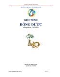 Giáo trình Đông dược - Trường trung cấp Tây Sài Gòn (Dùng đào tạo Y sỹ Y học cổ truyền)