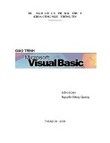 Giáo trình Visual Basic 6.0 - Trường ĐH Sư phạm Kỹ thuật