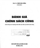 Đánh giá chính sách công (Dùng cho chương trình đào tạo ThS chính sách công) - PGS. TS. Triệu Văn Cường