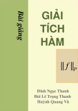 Bài giảng Giải tích hàm - Đinh Ngọc Thanh, Bùi Lê Trọng Thanh, Huỳnh Quang Vũ