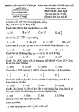 Đề kiểm tra cuối học kì 1 môn Toán lớp 9 năm 2022-2023 - Phòng GD&ĐT Thủ Thừa