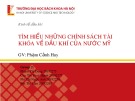 Bài thuyết trình: Tìm hiểu những chính sách tài khóa về dầu khí của nước Mỹ