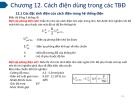 Bài giảng Vật liệu kỹ thuật điện: Chương 12 - Phạm Thành Chung