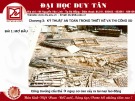 Bài giảng An toàn lao động: Chương 3 - Đại học Duy Tân