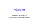 Bài giảng Giới thiệu Hóa sinh học