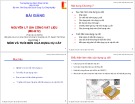 Bài giảng Nguyên lý gia công vật liệu: Chương 7 - TS. Nguyễn Trọng Hải
