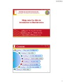 Bài giảng Nhập môn cơ điện tử: Chương 3 - TS. Nguyễn Anh Tuấn