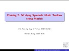 Bài giảng Phương pháp tính và Matlab: Chương 2 - Trường ĐH Bách khoa Hà Nội