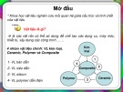 Bài giảng Vật liệu học: Chương 1 - Cấu trúc tinh thể và sự hình thành