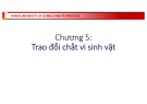 Bài giảng Vi sinh vật: Chương 5 - Phạm Tuấn Anh