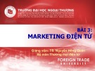 Bài giảng Thương mại điện tử: Bài 3 - TS. Nguyễn Hồng Quân