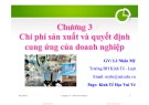 Bài giảng Kinh tế đại cương: Chương 3 - ThS. Lê Nhân Mỹ