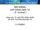 Bài giảng Thương mại điện tử: Bài 5 - TS. Nguyễn Hồng Quân