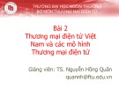 Bài giảng Thương mại điện tử: Bài 2 - TS. Nguyễn Hồng Quân