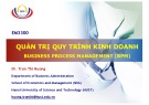 Bài giảng Quản trị quy trình kinh doanh: Chương 0 - Dr. Trần Thị Hương