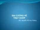 Bài giảng Đại cương về trật khớp - BS. Nguyễn Hồ Huy Hoàng