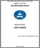 Bài giảng Mô phôi: Phần 2 - Trường ĐH Tây Nguyên