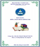 Bài giảng Chẩn đoán hình ảnh: Phần 1 - Trường ĐH Tây Nguyên